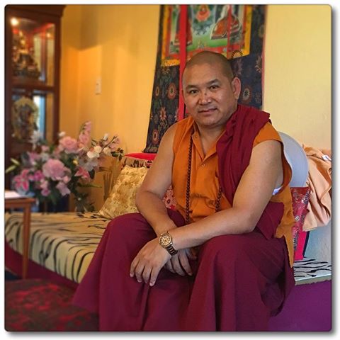 Tulku Thadral Rinpoche Relaxing