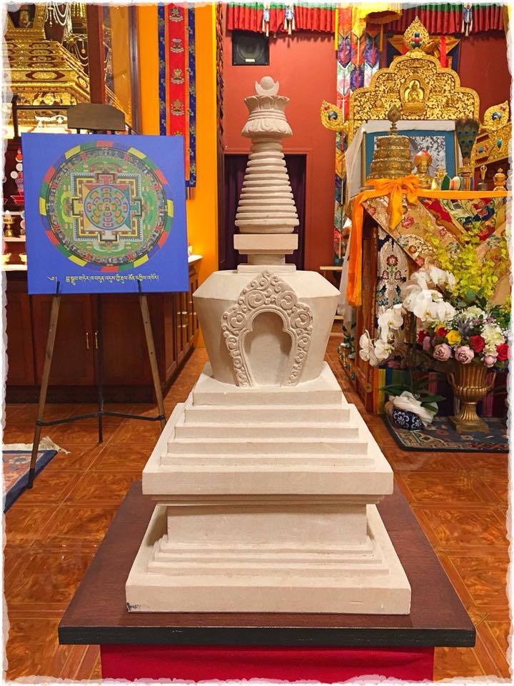 Stone stupa