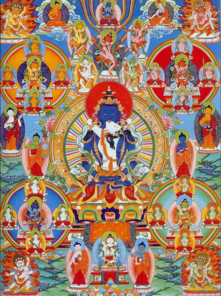 Mandala of Peaceful Deities