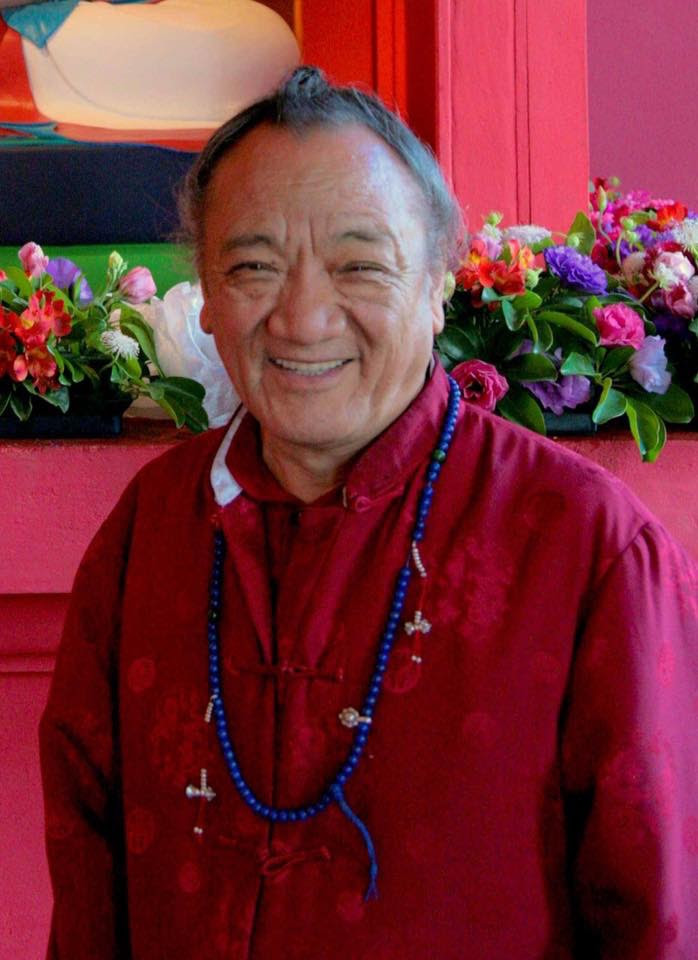 Lama Pema Dorje in red