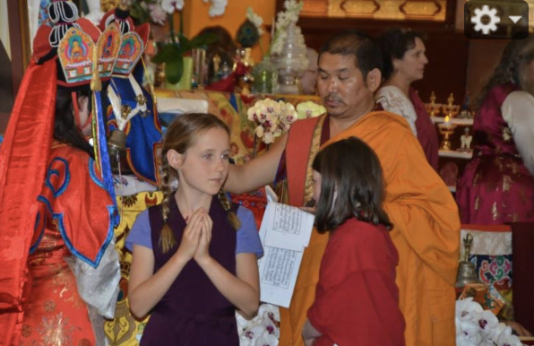 Tulku Thadral R with Children